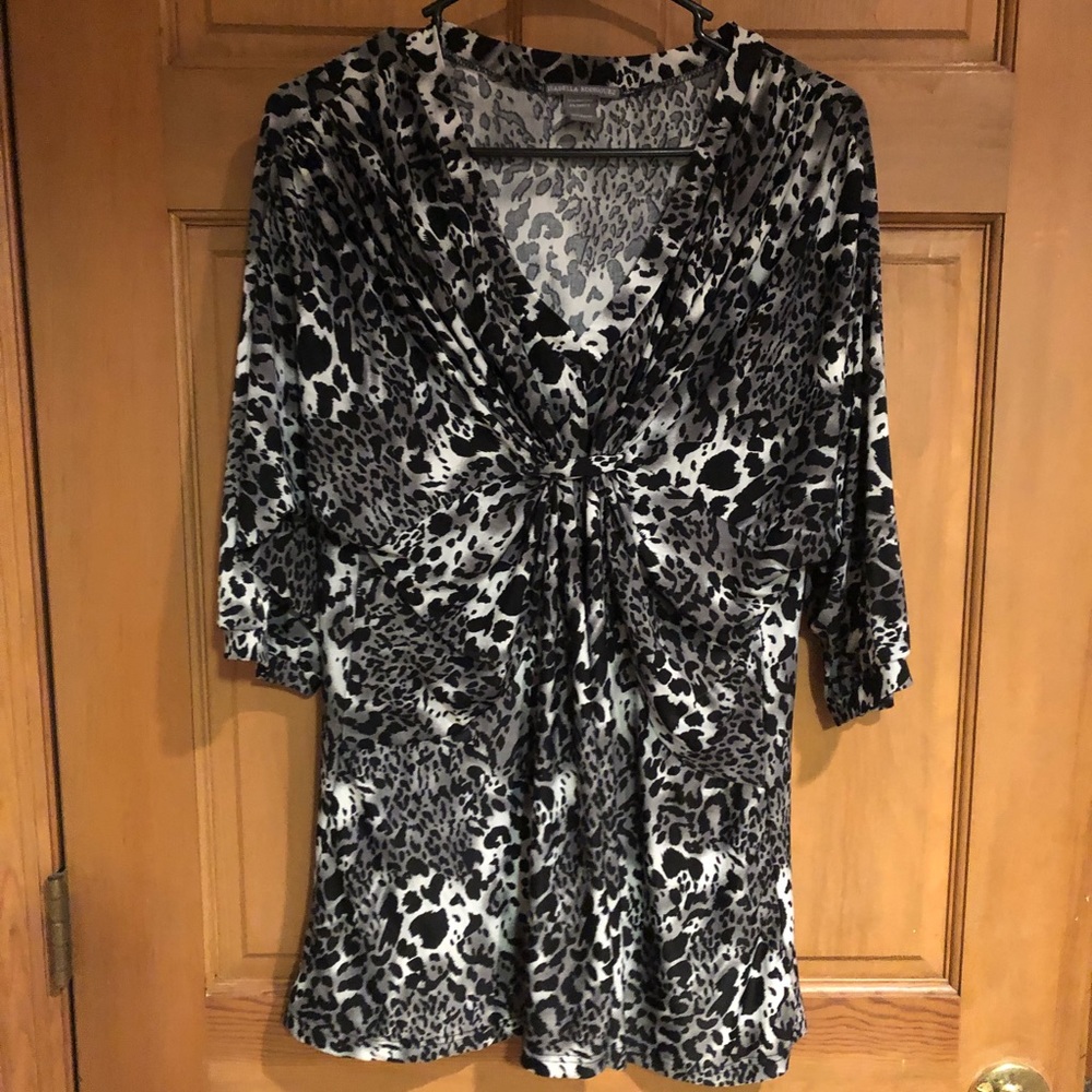 XL leopard print shirt